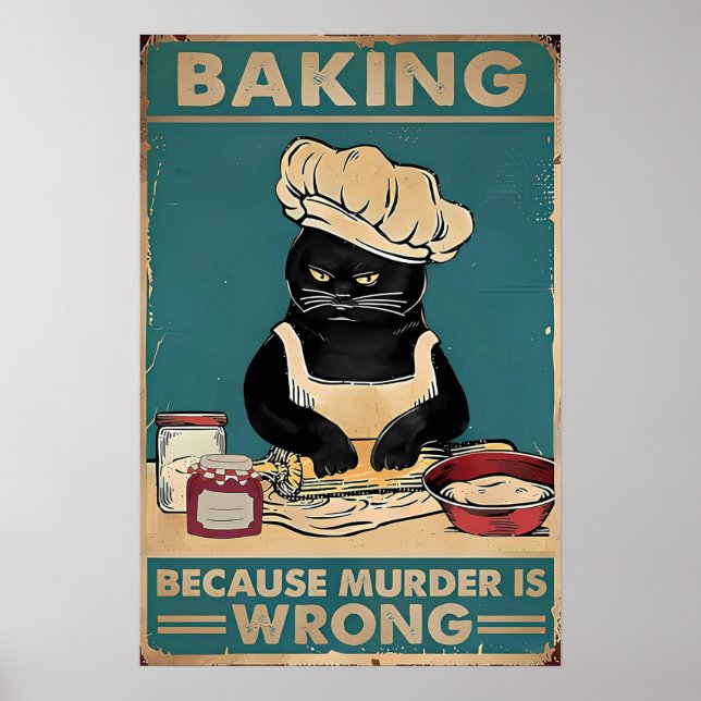 Baking för att Murder är fel. Poster (Framsidan)