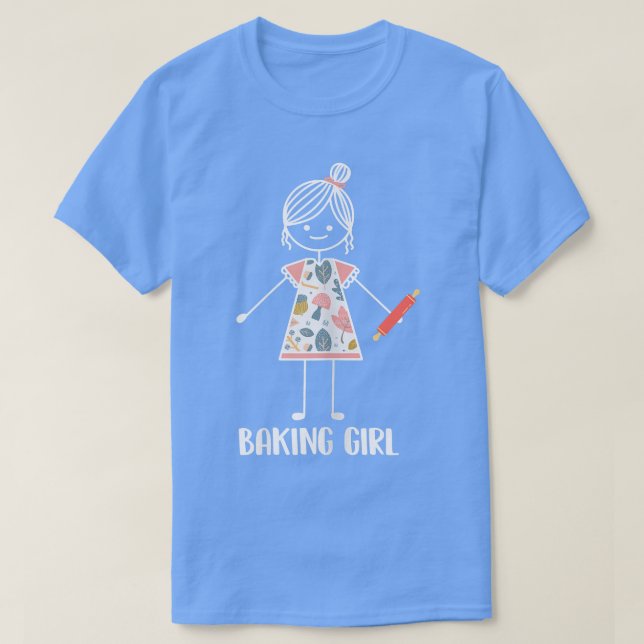 Baking Girl - Bakery Baker T Shirt (Design framsida)