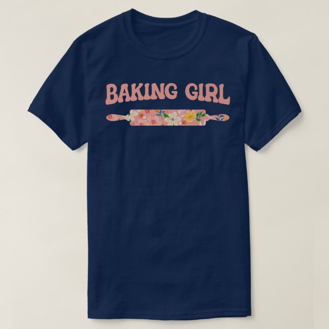 Baking Girl - Baking Muffins Cookie Muffinsar Bake T Shirt (Design framsida)