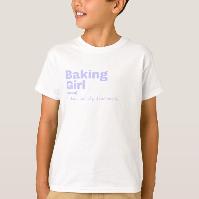 Baking Girl - Baking T Shirt (Framsida)