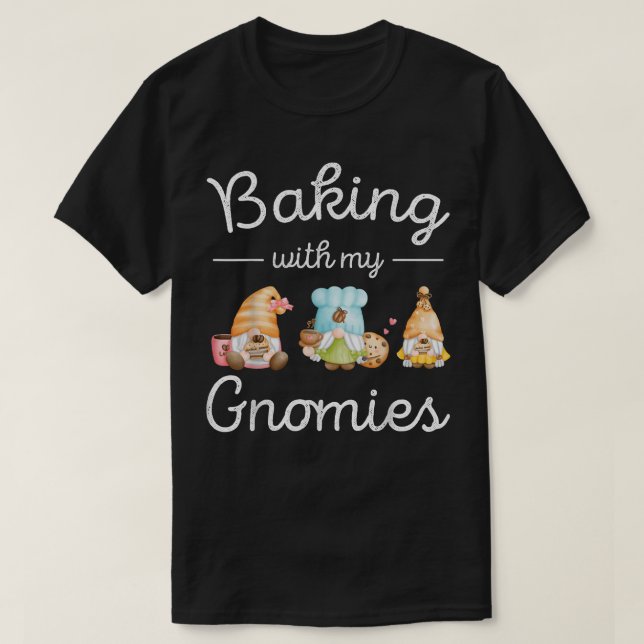 Baking Gnomes Women Gnome Baker T Shirt (Design framsida)
