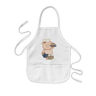 Baking Gris Apron-barn Barnförkläde