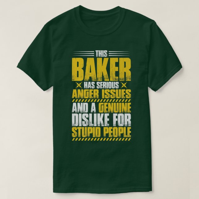 Baking IlIssues Bakery Baker T Shirt (Design framsida)