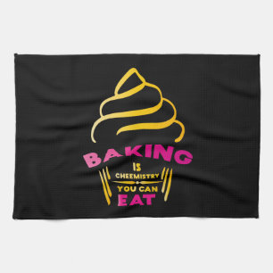 Baking is kemi du kan äta Apron Kökshandduk