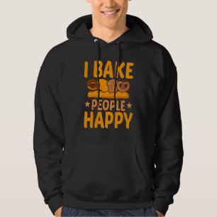 Baking   Jag bakar människor glada brödbagare Pun Hoodie