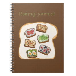 Baking Journal for Recipes and Baking Notes Anteckningsbok