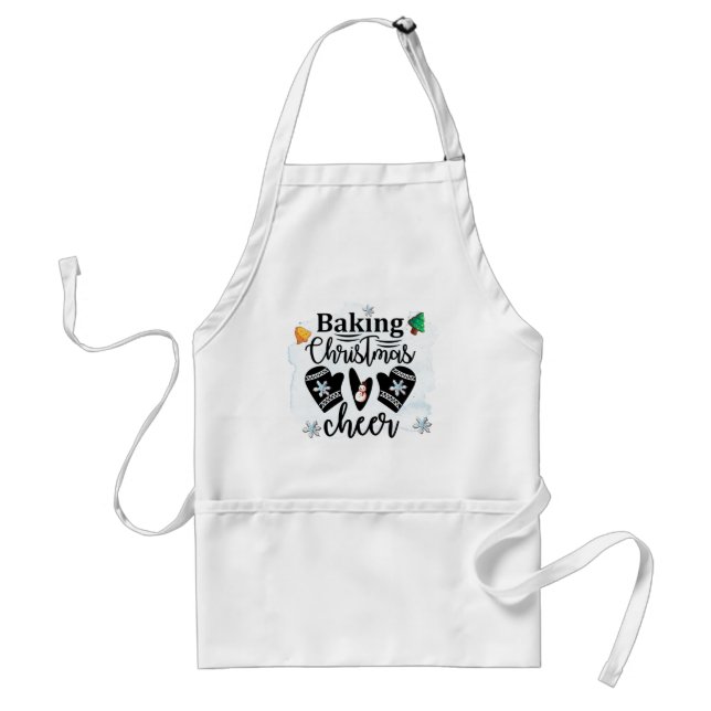Baking jul Cheer Förkläde (Framsidan)