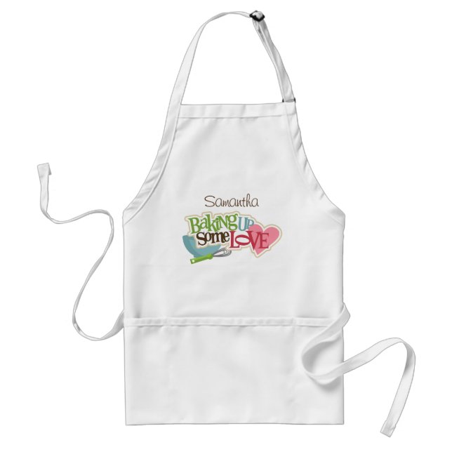 Baking Kärlek Standard Apron Förkläde (Framsidan)