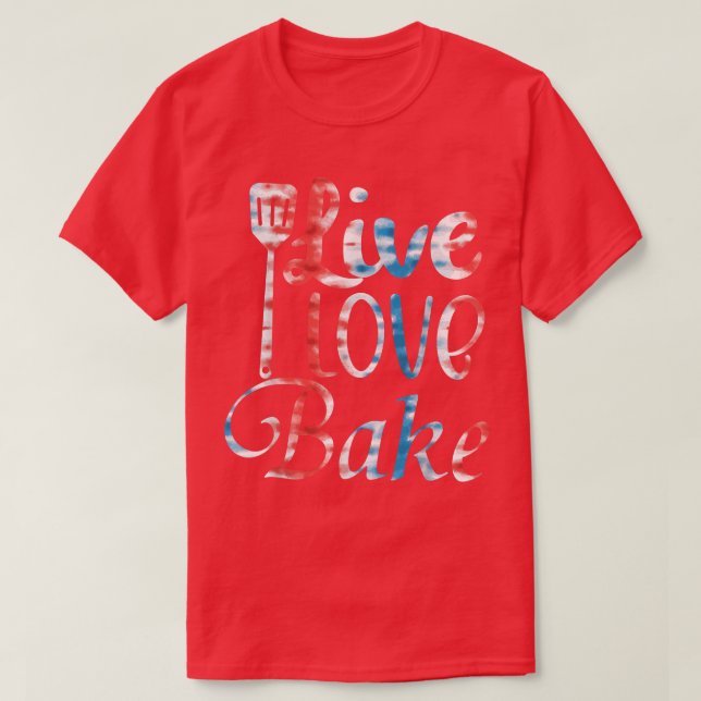 Baking love For Baker Pastry Chef Or Cook T-Shirt (Design framsida)