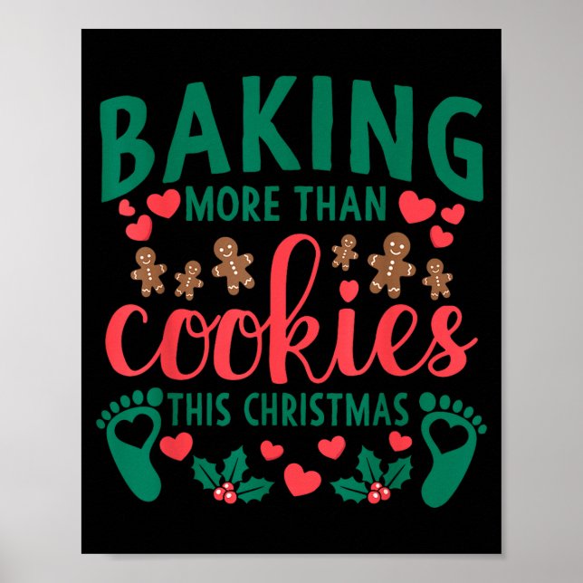Baking More Than Cookies This Christmas Pregnant M Poster (Framsidan)