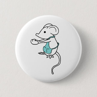 Baking Mouse Blue Button Knapp