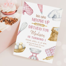 Baking Party Girl Kids Cooking Birthday