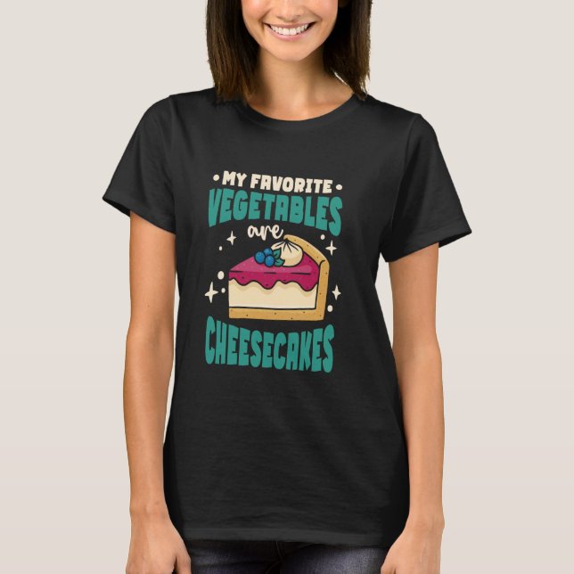 Baking Pastry Chef Cheesecake T Shirt (Framsida)