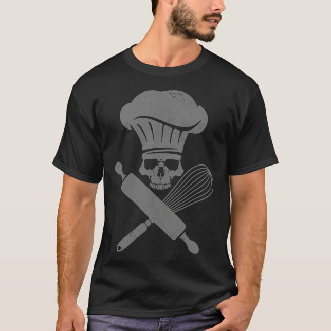 Baking Pastry Chef Cooking Baker T Shirt (Framsida)