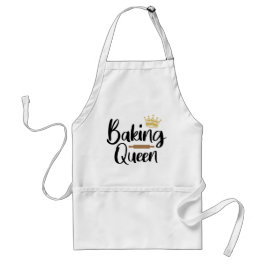 Baking Queen // Roligt Baking Quote Förkläde