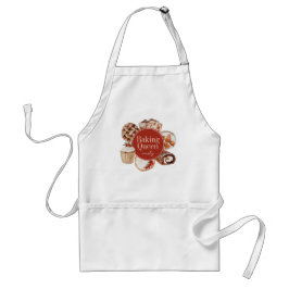 Baking Queen Watercolor Bakated Treats Förkläde