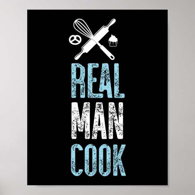 Baking Real Manar Cook Rolling Pin Poster (Framsidan)