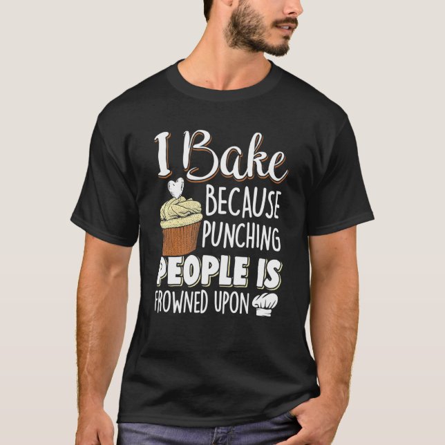 Baking Slående People - Baker Cupcoa T Shirt (Framsida)