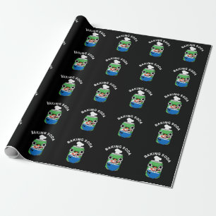 Baking Soda Funny Soda Pop Pun Mörk BG Presentpapper