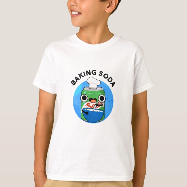 Baking Soda Funny Soda Pop Pun T Shirt (Framsida)