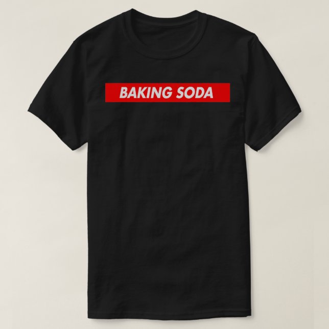 Baking Soda Red Bo Logotyp A1 Funny T Shirt (Design framsida)