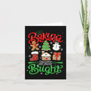 Baking Spirit Bright Donut Julgran Julafton Coo Kort