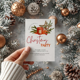 Baking Spirit Bright Julfest jul Bake Inbjudningar