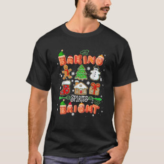 Baking Spirit Bright Julgran Julafton Cookie Ki T Shirt