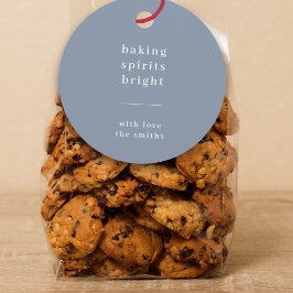 Baking Spirits Bright | Blått Grått Roligt Kids Ph Gåvor Etiketter