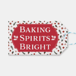 Baking Spirits Bright Cookie-Helgdag Presentetikett