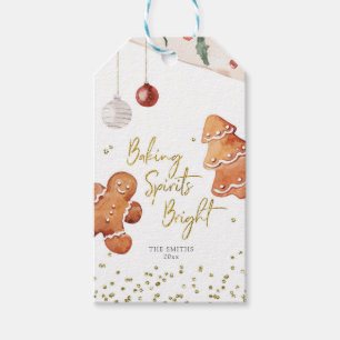 Baking Spirits Bright Gingerbröd Presentetikett