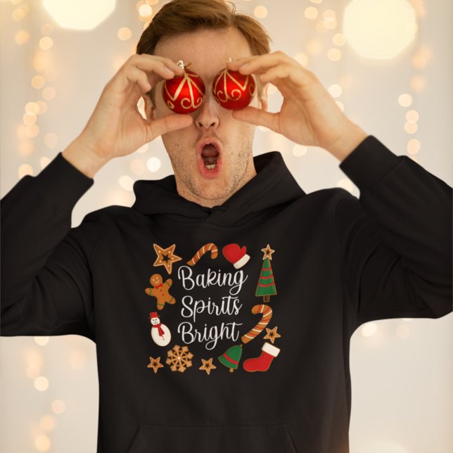 Baking Spirits Bright Gingertea jul-cookie Hoodie (Skapare uppladdad)
