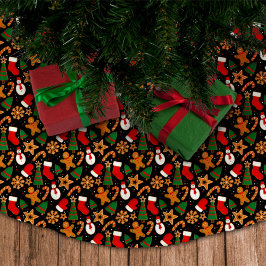 Baking Spirits Bright Gingertea jul-cookie Julgransmatta Borstad Polyester