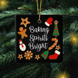 Baking Spirits Bright Gingertea jul-cookie Julgransprydnad Keramik