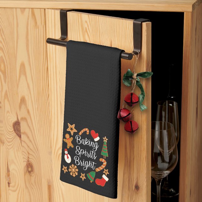 Baking Spirits Bright Gingertea jul-cookie Kökshandduk (Skapare uppladdad)
