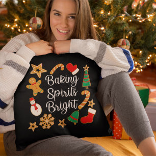 Baking Spirits Bright Gingertea jul-cookie Kudde