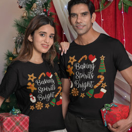 Baking Spirits Bright Gingertea jul-cookie T Shirt