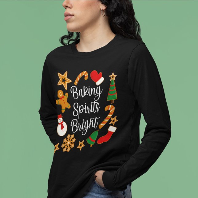 Baking Spirits Bright Gingertea jul-cookie T Shirt (Skapare uppladdad)