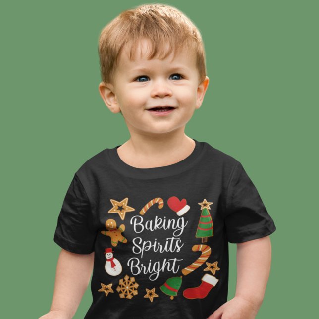 Baking Spirits Bright Gingertea jul-cookie T Shirt (Skapare uppladdad)