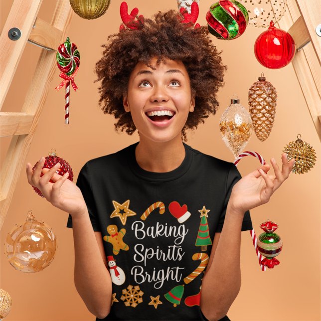 Baking Spirits Bright Gingertea jul-cookie T Shirt (Skapare uppladdad)