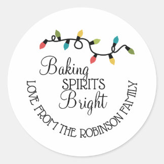 Baking Spirits Bright helgdag bakat gods etiketter