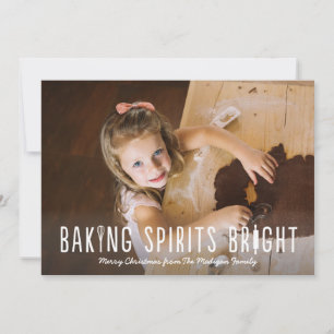 Baking Spirits Bright Helgdag Card