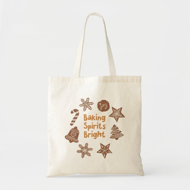 Baking Spirits Bright Helgdag Cookies Tygkasse (Framsidan)