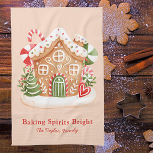 Baking Spirits Bright jul Baking Kökshandduk