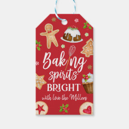 Baking Spirits Bright jul-Helgdag Baking Presentetikett