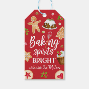 Baking Spirits Bright jul-Helgdag Baking Presentetikett