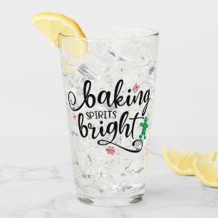Baking Spirits Bright Julens Helgdag Roligt Glaskopp
