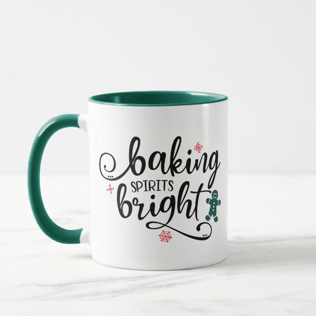Baking Spirits Bright | Julens Helgdag Roligt Mugg (Vänster)