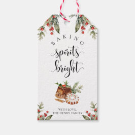 Baking Spirits Bright-Juletiketter Presentetikett