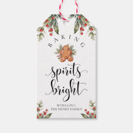 Baking Spirits Bright-Juletiketter Presentetikett